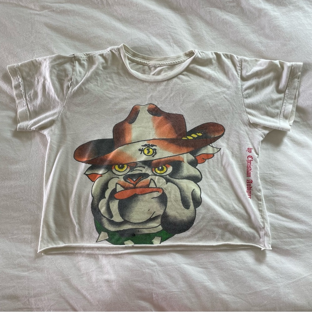 Vintage Ed Hardy Bulldog by Christian Audigier Shirt